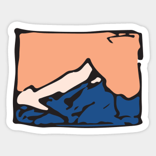 Sunset Sticker